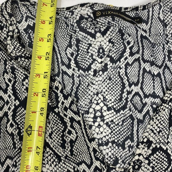 Vix Paula Hermanny Snakeprint Coverup Small - Picture 8 of 9